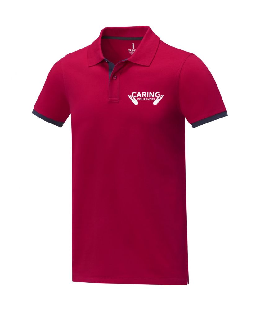 Polo homme personnalisé bicolore 200 g Morgan Textiles mode publicitaire