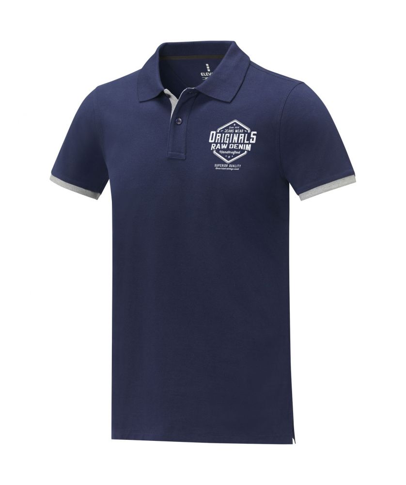 Polo homme personnalisé bicolore 200 g Morgan Textiles mode publicitaire