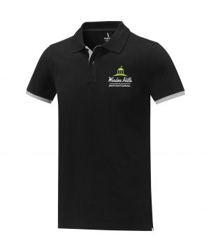 Polo homme personnalisé bicolore 200 g Morgan Textiles mode publicitaire