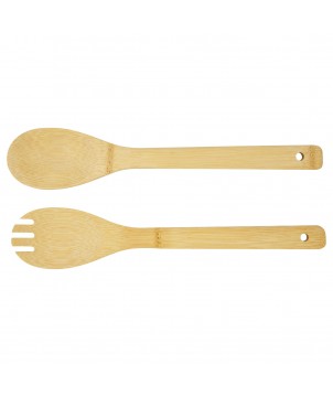 Vaisselle - Saladier et ustensiles Argulls en bambou | PRINTECOM