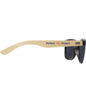Lunettes de soleil personnalisées bambou Sun Ray Lunettes de Soleil publicitaire