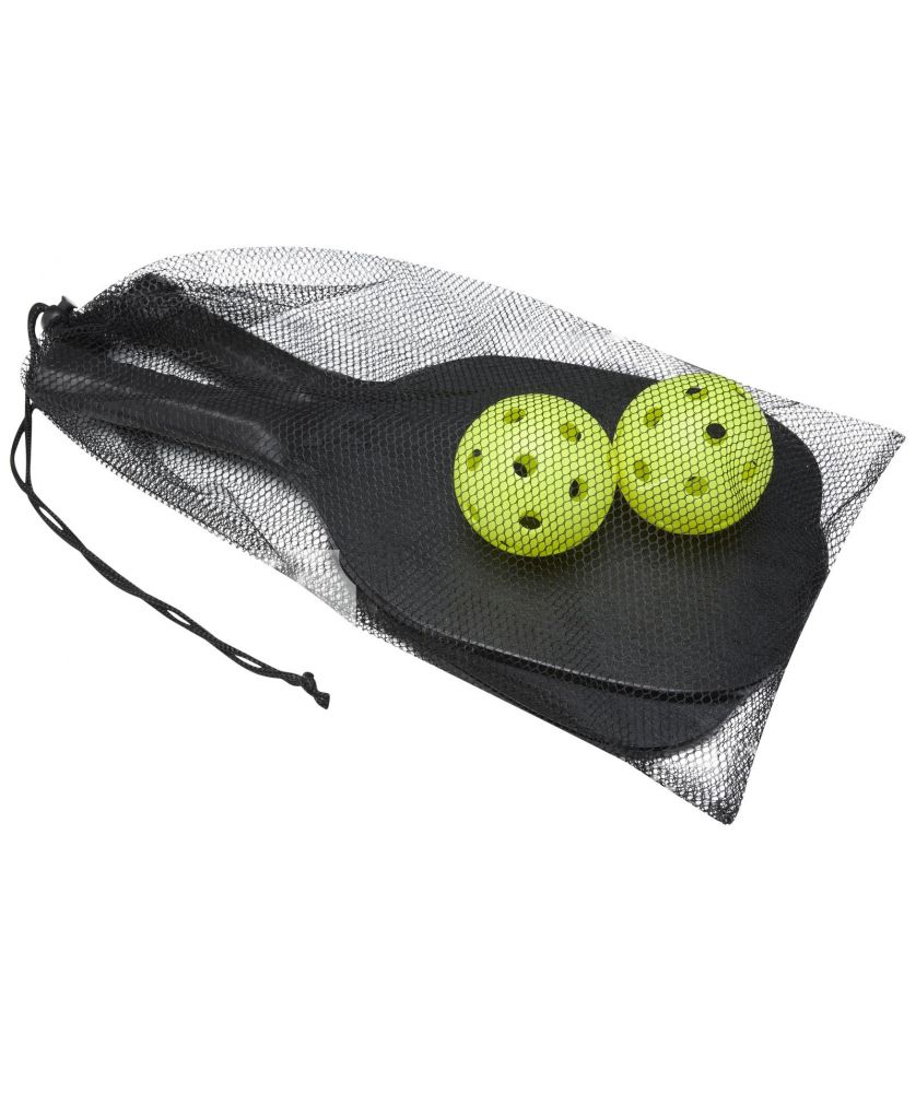Jeu de raquettes en bois avec pochette filet personnalisé Enrique Jeux et Jouets publicitaire