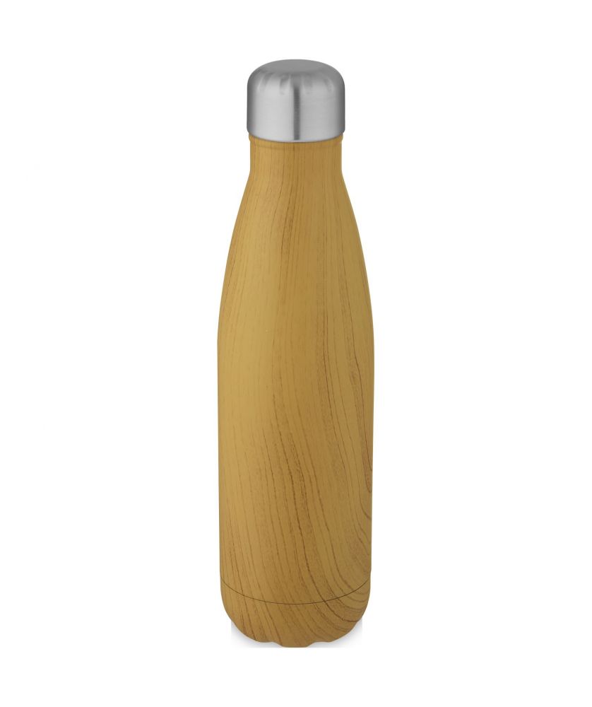 Bouteille isotherme personnalisée effet bois 500 ml Cove Bouteilles isothermes publicitaire