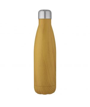 Bouteille isotherme personnalisée effet bois 500 ml Cove Bouteilles isothermes publicitaire