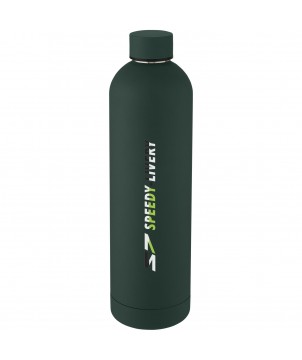 Bouteilles isothermes - Bouteille isotherme Spring de 1 L avec isolation par le vide et couche de cuivre | PRINTECOM