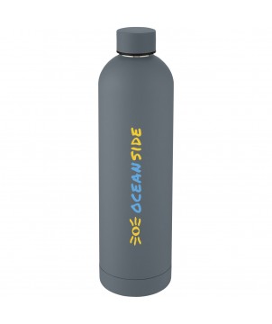 Bouteilles isothermes - Bouteille isotherme Spring de 1 L avec isolation par le vide et couche de cuivre | PRINTECOM