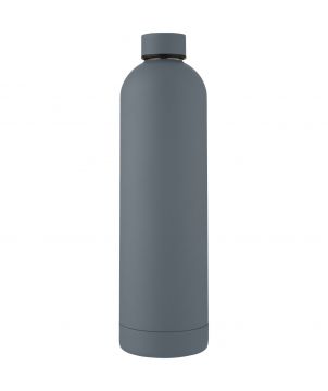 Bouteille isotherme personnalisée inox 1 L Spring Bouteilles isothermes publicitaire