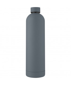 Bouteilles isothermes - Bouteille isotherme Spring de 1 L avec isolation par le vide et couche de cuivre | PRINTECOM