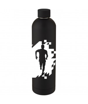 Bouteilles isothermes - Bouteille isotherme Spring de 1 L avec isolation par le vide et couche de cuivre | PRINTECOM