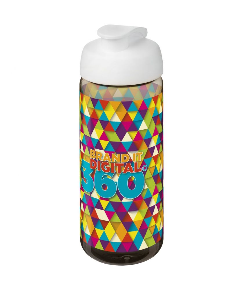 Bouteille de sport personnalisée Tritan 600 ml H2O Active Octave clapet