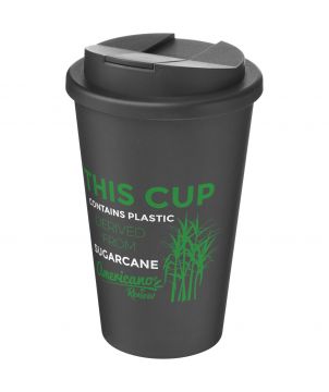 Gobelet isotherme personnalisé biosourcé anti-déversement 350 ml Americano® Renew Mugs isothermes publicitaire