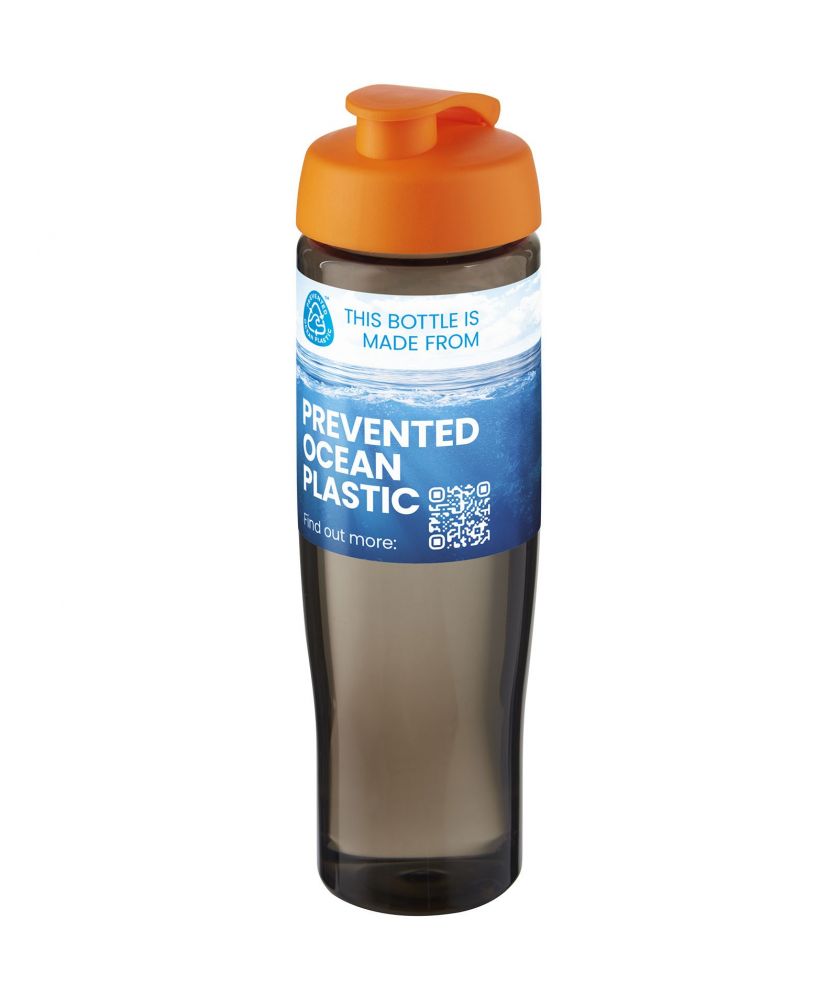 Bouteille de sport personnalisée recyclée océan 700 ml H2O Active Eco Tempo bec verseur