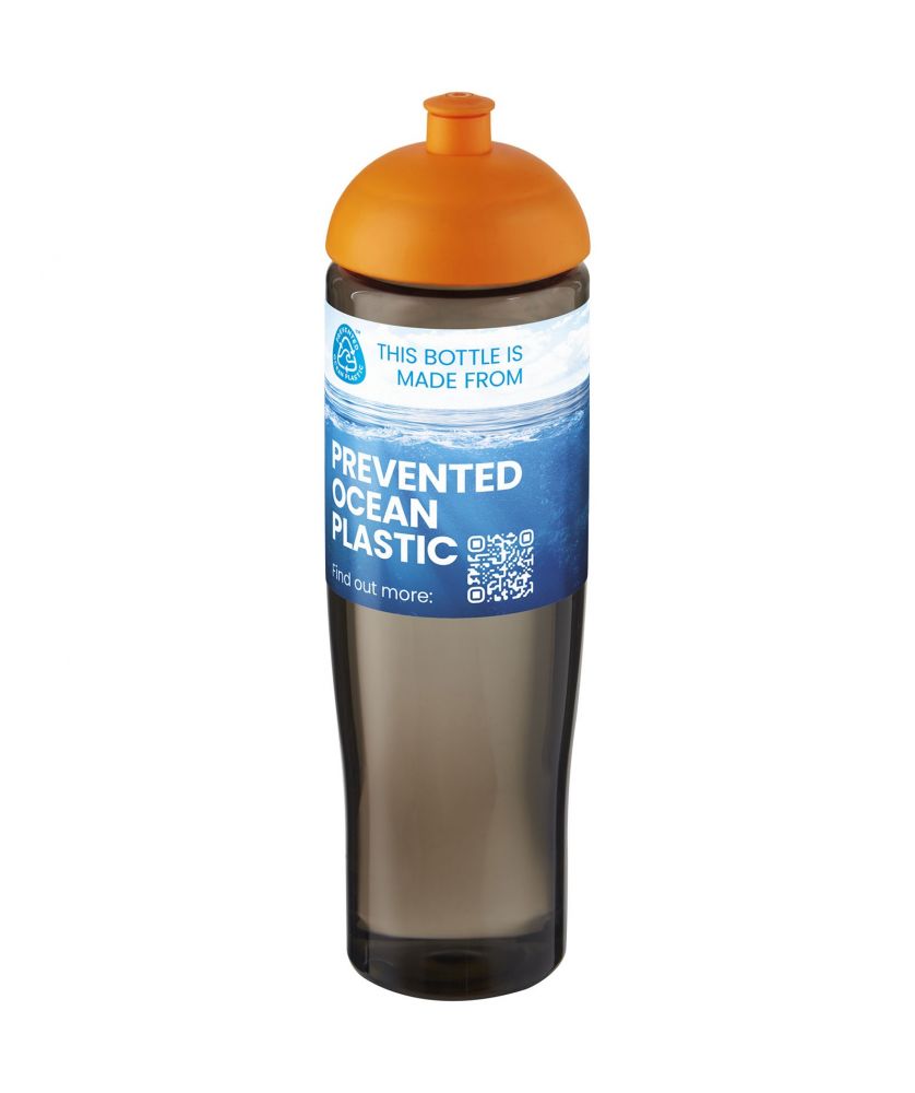 Bouteille de sport personnalisée recyclée océan 700 ml H2O Active Eco Tempo dôme Gourdes de sport publicitaire
