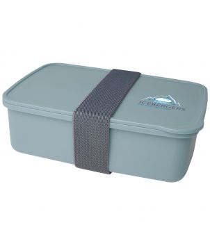 Boîte à lunch en plastique recyclé 800 ml personnalisée Dovi Vaisselle publicitaire