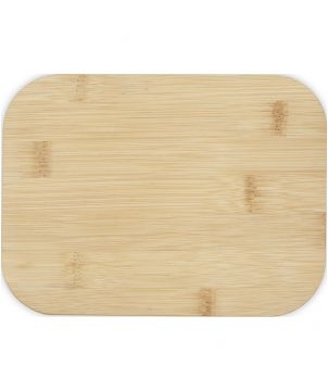 Boîte repas en verre avec couvercle bambou 1000 ml personnalisée Roby Vaisselle publicitaire