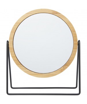 Objets de beauté - Miroir à pied Hyrra en bambou | PRINTECOM