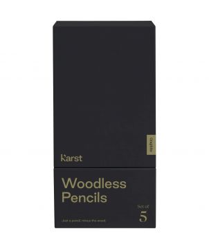 Ensemble de 5 crayons graphite sans bois personnalisé K'arst 2B