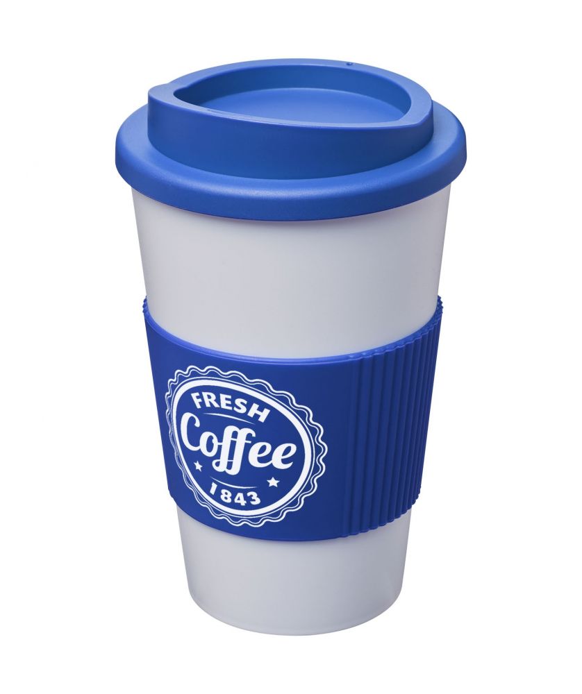 Gobelet isotherme personnalisé à grip 350 ml Americano® Mugs isothermes publicitaire