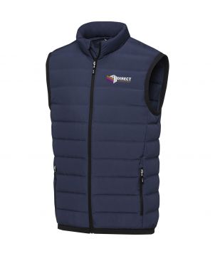Bodywarmer duvet homme personnalisé Caltha Textiles mode publicitaire