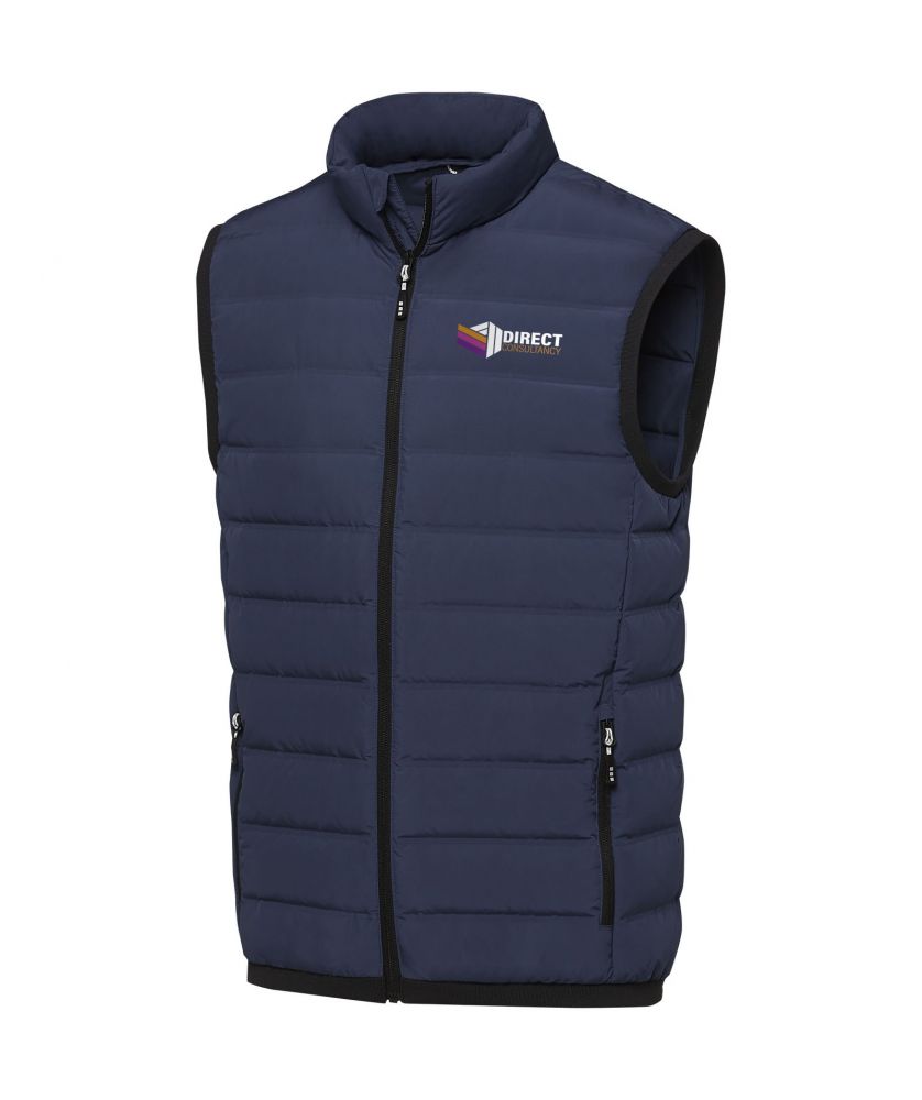 Bodywarmer duvet homme personnalisé Caltha Textiles mode publicitaire