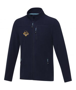 Veste polaire recyclée GRS homme personnalisée Amber Textiles mode publicitaire