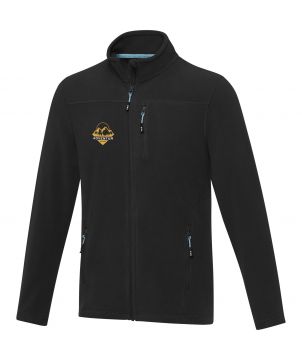 Veste polaire recyclée GRS homme personnalisée Amber Textiles mode publicitaire