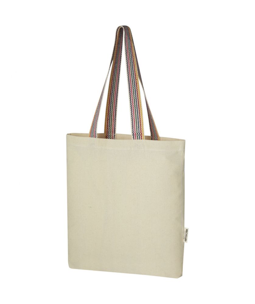 Tote bag coton recyclé personnalisé 180 g 5 L Rainbow Sacs Shopping et Tote Bags publicitaire