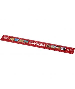 Règle 30 cm en plastique recyclé personnalisée Refari Règles, Cutters et Calculatrices publicitaire