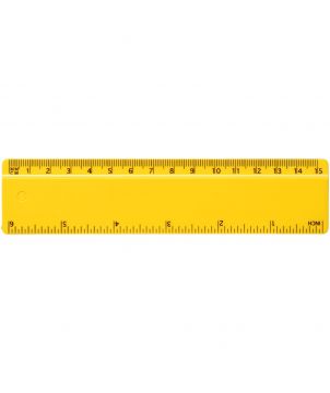 Règle 15 cm en plastique recyclé personnalisée Refari Règles, Cutters et Calculatrices publicitaire