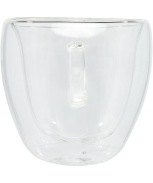Tasses verre double paroi personnalisées 100 ml Manti (lot de 2) Gobelets et mugs publicitaire