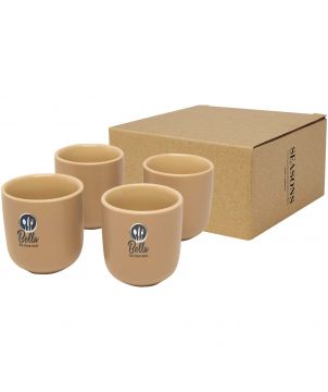 Tasses à espresso personnalisées céramique 90 ml Male (lot de 4) Gobelets et mugs publicitaire