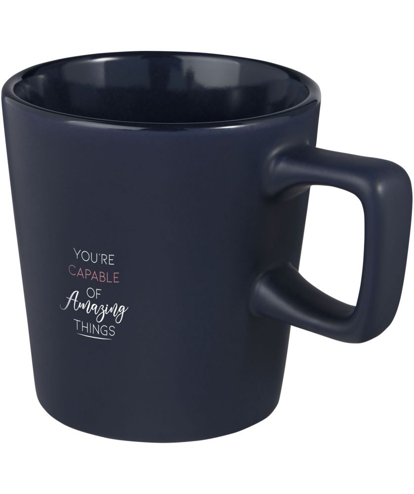Mug céramique personnalisé mat 280 ml Ross Gobelets et mugs publicitaire