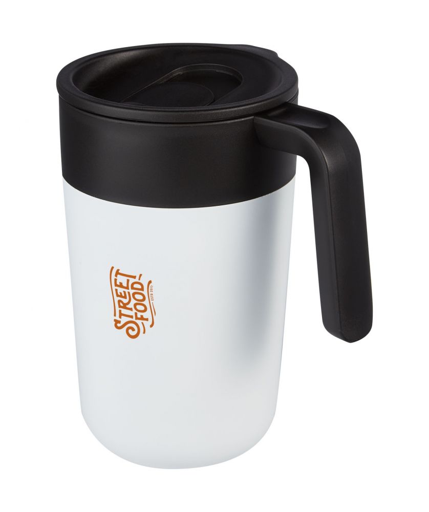 Tasse personnalisée recyclée double paroi 400 ml Nordia Gobelets et mugs publicitaire