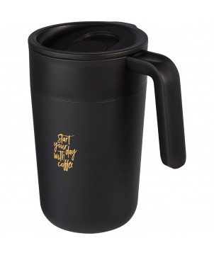 Gobelets et mugs - Tasse Nordia de 400 ml recyclée à double paroi | PRINTECOM