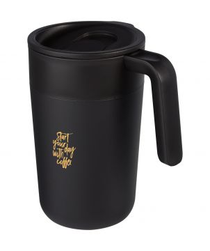 Tasse personnalisée recyclée double paroi 400 ml Nordia Gobelets et mugs publicitaire