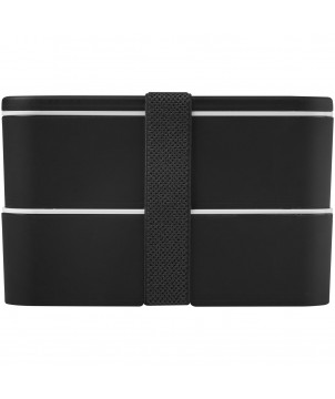 Vaisselle - Lunch box MIYO 700+700 ml à deux blocs | PRINTECOM