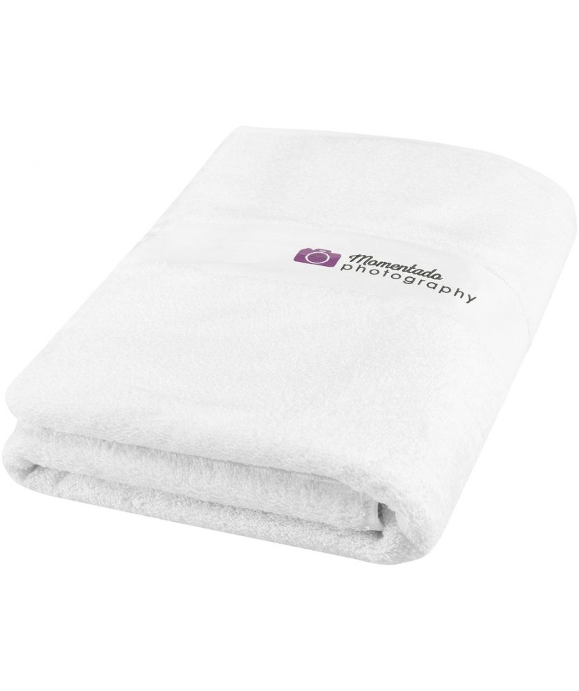 Serviette personnalisée coton 450 g Amelia 70x140 Serviettes publicitaire