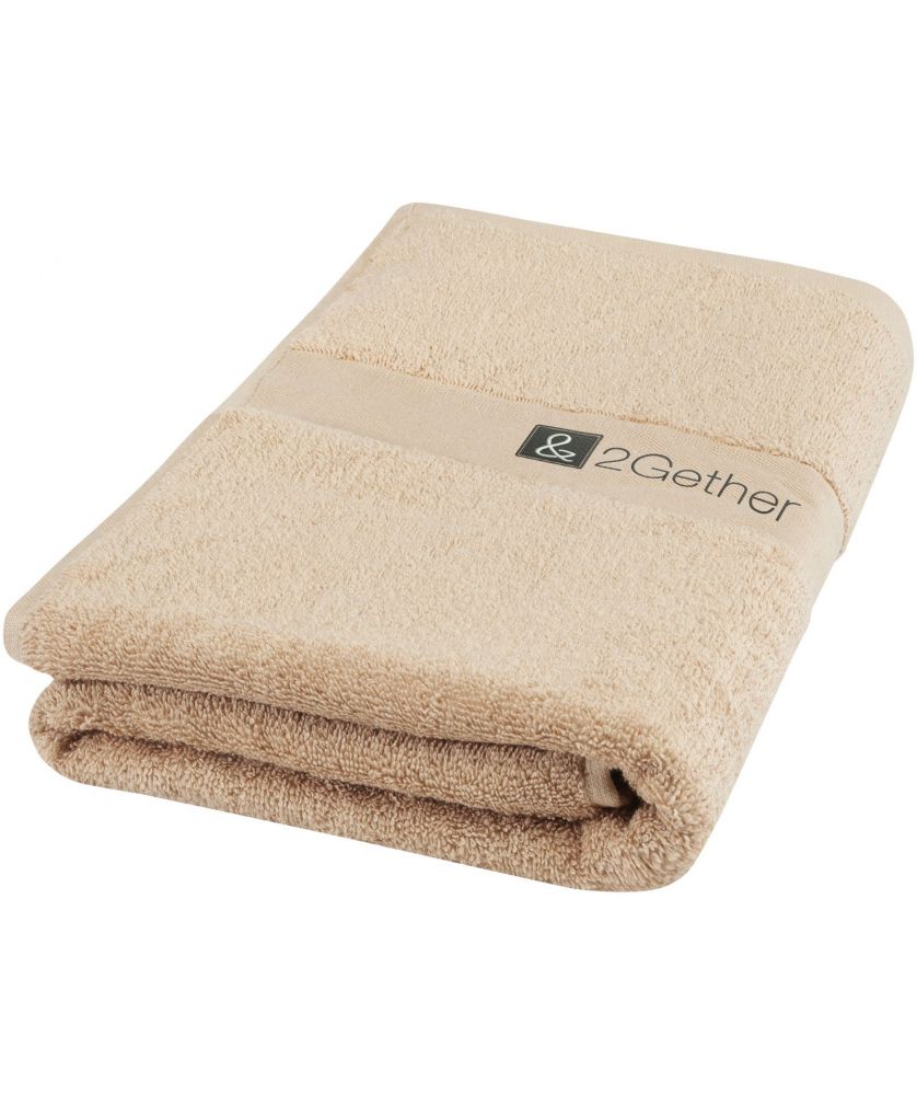 Serviette personnalisée coton 450 g Amelia 70x140 Serviettes publicitaire