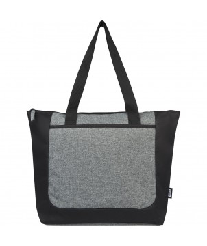 Sacs Shopping et Tote Bags - Sac shopping Reclaim recyclé GRS bicolore à fermeture éclair de 15 L | PRINTECOM