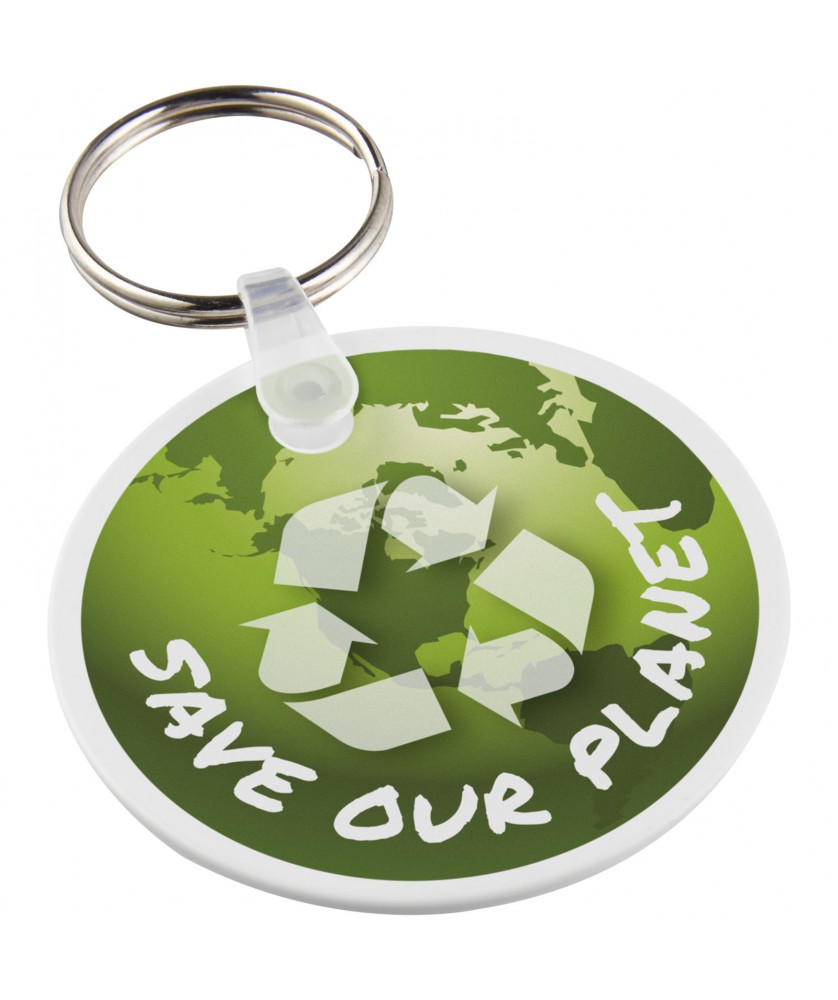 Porte-clés - Porte-clés recyclé Tait circulaire | PRINTECOM
