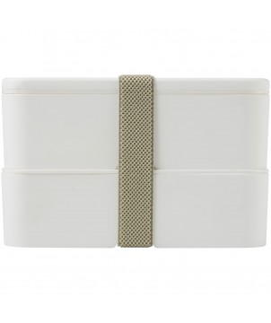 Vaisselle - Lunch box MIYO 700+700 ml à deux blocs | PRINTECOM