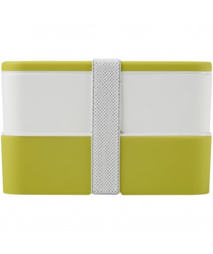 Vaisselle - Lunch box MIYO 700+700 ml à deux blocs | PRINTECOM