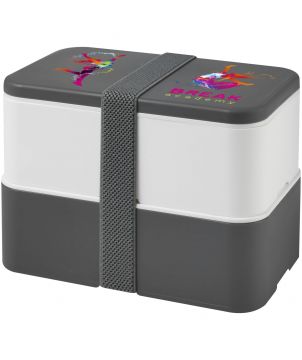 Lunch box 700+700 ml deux blocs personnalisée MIYO Vaisselle publicitaire
