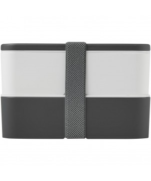 Vaisselle - Lunch box MIYO 700+700 ml à deux blocs | PRINTECOM