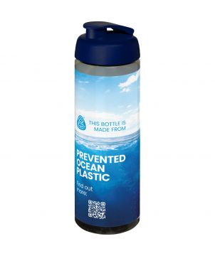Bouteille de sport personnalisée recyclée océan 850 ml H2O Active Eco Vibe bascule Gourdes de sport publicitaire