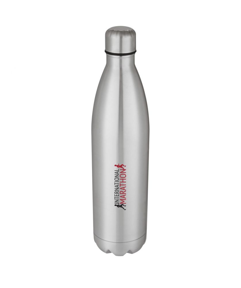 Bouteille isotherme personnalisée inox 1 L Cove Bouteilles isothermes publicitaire
