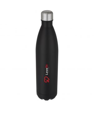 Bouteille isotherme personnalisée inox 1 L Cove Bouteilles isothermes publicitaire
