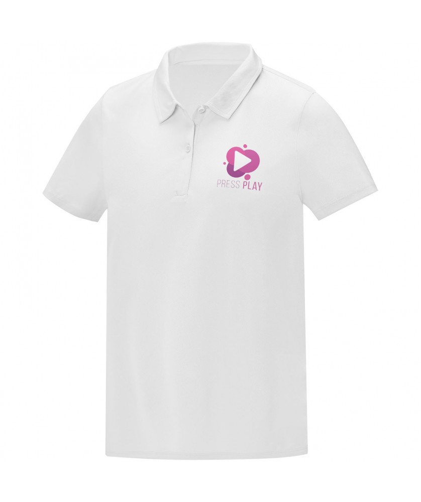 Textiles mode - Polo Deimos en tissu léger et à manches courtes pour femme | PRINTECOM