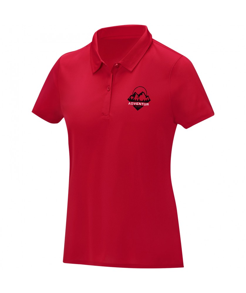 Textiles mode - Polo Deimos en tissu léger et à manches courtes pour femme | PRINTECOM