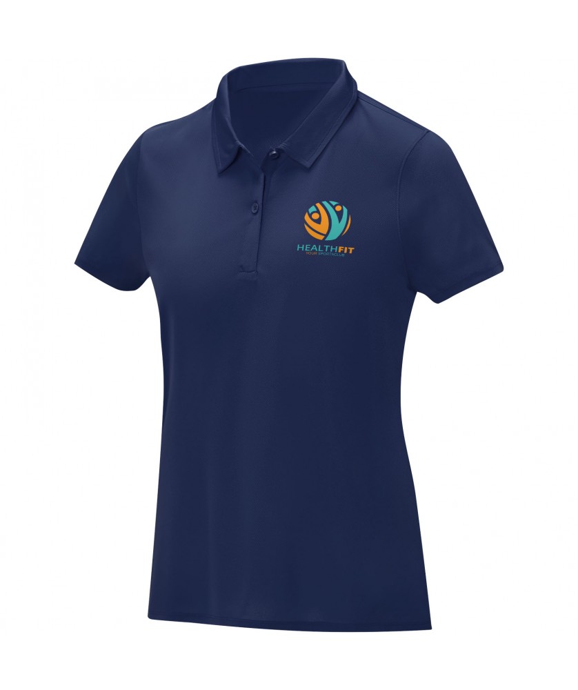 Textiles mode - Polo Deimos en tissu léger et à manches courtes pour femme | PRINTECOM